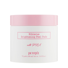 Пилинг-диски для лица Petitfee Hibiscus Brightening Peel Pads 160 мл