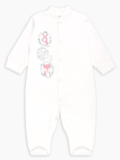 Комбинезон Веселый малыш Wooly Wool 51322/w/молочный р.68