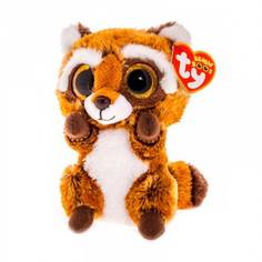 Мягкая игрушка TY Расти енот коричневый 15см 36941