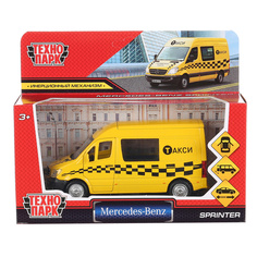 Машинка игрушечная Технопарк метал. инерц. Mercedes-Benz Sprinter,Такси,14 см