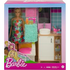 Barbie Игровой набор Ванная комната GRG87/GTD87
