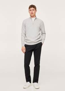 Брюки-чинос slim fit из саржи - Barna Mango