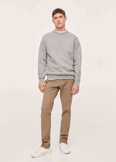 Брюки-чинос slim fit из саржи - Barna Mango