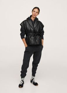Брюки-джоггеры из трикотажа - Cosy-i Mango