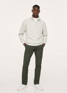 Брюки-чинос slim fit из саржи - Barna Mango
