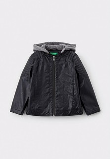 Куртка кожаная United Colors of Benetton