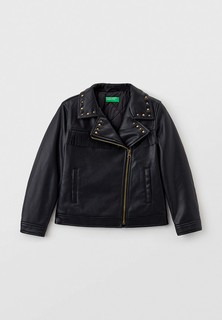 Куртка кожаная United Colors of Benetton