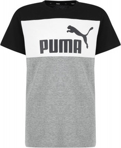 Футболка для мальчиков Puma ESS+ Colorblock, размер 152-158