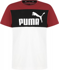 Футболка для мальчиков Puma ESS+ Colorblock, размер 128-134