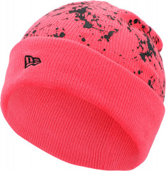 Шапка для девочек New Era Splatter Cuff Knit, размер 53-54