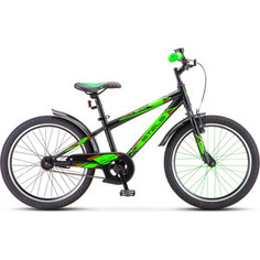 Велосипед Stels Pilot-200 Boy Gent 20 Z010 11 черный-салатовый