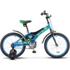 Велосипед Stels Jet 18 Z010 10 Голубой/зелёный