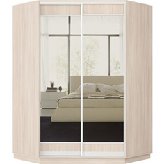 Шкаф-купе Классика 72 (каркас ясень шимо светлый, фасады 03/03 ясень шимо светлый) профиль белый глянец 72.2200.1100.600.(03.03.).01.(01.01.).06