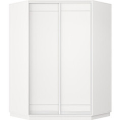 Шкаф-купе Классика 72 (каркас белый, фасады 06/06 белый) профиль белый глянец 72.2200.1100.600.(06.06.).07.(07.07.).06