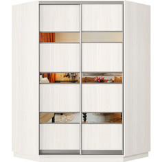 Шкаф-купе Классика 81 (каркас каттхульт, фасады 16/16 каттхульт) профиль серебро 81.2400.1300.450.(16.16.).03.(03.03.).01