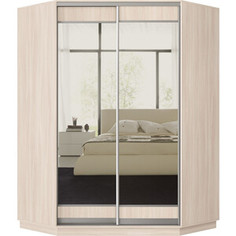 Шкаф-купе Классика 80 (каркас ясень шимо светлый, фасады 03/03 ясень шимо светлый) профиль серебро 80.2200.1300.600.(03.03.).01.(01.01.).01