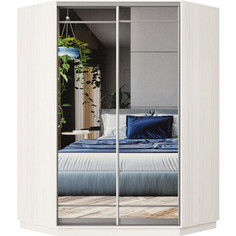 Шкаф-купе Классика 85 (каркас каттхульт, фасады 09/09 зеркало) профиль серебро 85.2400.1400.450.(09.09.).03.(00.00.).01