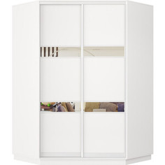 Шкаф-купе Классика 72 (каркас белый, фасады 15/15 белый) профиль белый глянец 72.2200.1100.600.(15.15.).07.(07.07.).06