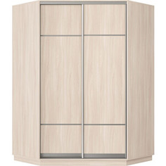 Шкаф-купе Классика 82 (каркас ясень шимо светлый, фасады 08/08 ясень шимо светлый) профиль серебро 82.2400.1300.600.(08.08.).01.(01.01.).01