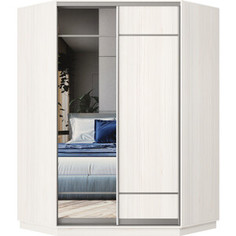 Шкаф-купе Классика 74 (каркас каттхульт, фасады 07/10 каттхульт) профиль серебро 74.2400.1100.600.(07.10.).03.(03.00.).01