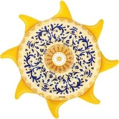 Надувной матрас-остров для плавания Bestway 226х226см Солнечная Сицилия до 90кг