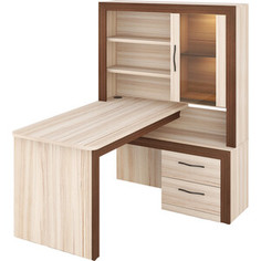 Стол угловой МЭРДЭС СтУ-160 КШ ПРАВ карамель/шамони Merdes