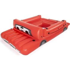 Надувной матрас-остров для плавания Bestway 381х262см Красный грузовик с ручками и подст., до 540кг