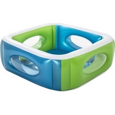 Детский надувной бассейн Bestway 168х168х56см с окошками, 565л, от 6 лет