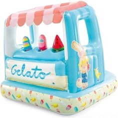 Игровой домик Intex 127х102х99см Мороженое с бассейном 60л, 2-6 лет