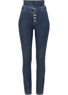 Джинсы Skinny с высокой талией Bonprix