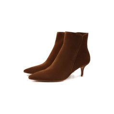 Замшевые ботильоны Levy 55 Gianvito Rossi