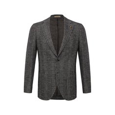 Пиджак из шерсти и хлопка Sartoria Latorre