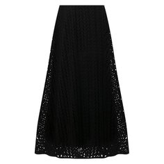 Юбка из хлопка и вискозы Valentino
