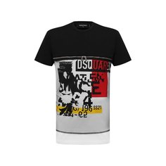 Хлопковая футболка Dsquared2