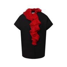Блузка из хлопка и шелка Dries Van Noten
