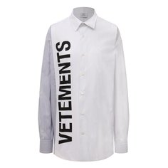 Хлопковая рубашка VETEMENTS
