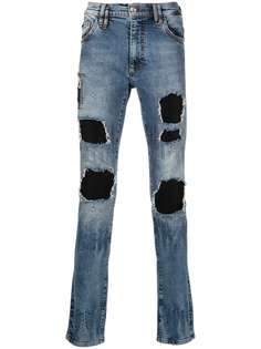 Philipp Plein джинсы скинни с эффектом потертости