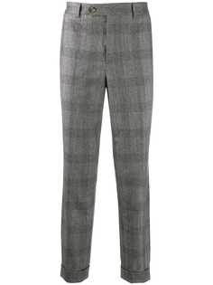 Brunello Cucinelli строгие брюки в клетку