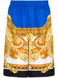 Versace шорты с принтом Baroque
