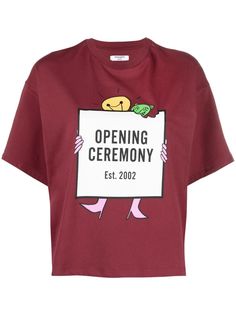 Opening Ceremony укороченная футболка с логотипом