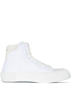 Alexander McQueen высокие кеды Deck Plimsoll