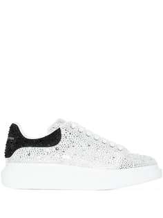 Alexander McQueen кроссовки Oversized с кристаллами