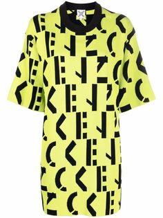 Kenzo платье-футболка с монограммой