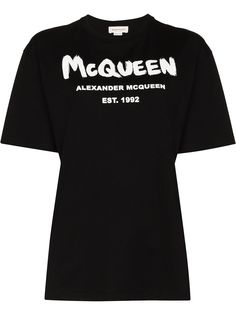 Alexander McQueen футболка с логотипом