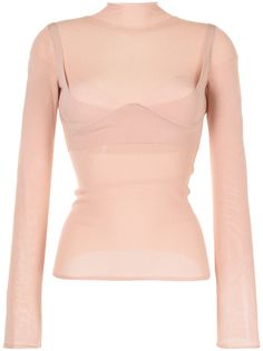 Dion Lee HOSIERY MESH TOP