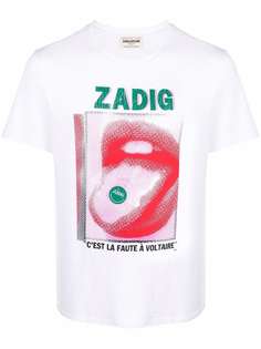 Zadig&Voltaire футболка Ted Happy Mouth