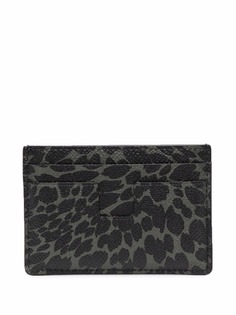 TOM FORD картхолдер с анималистичным принтом