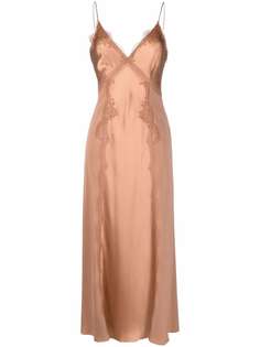 Alberta Ferretti платье с кружевом