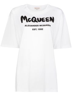 Alexander McQueen футболка с логотипом