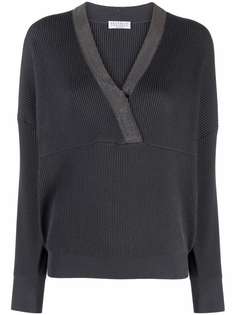 Brunello Cucinelli джемпер с декором Monili